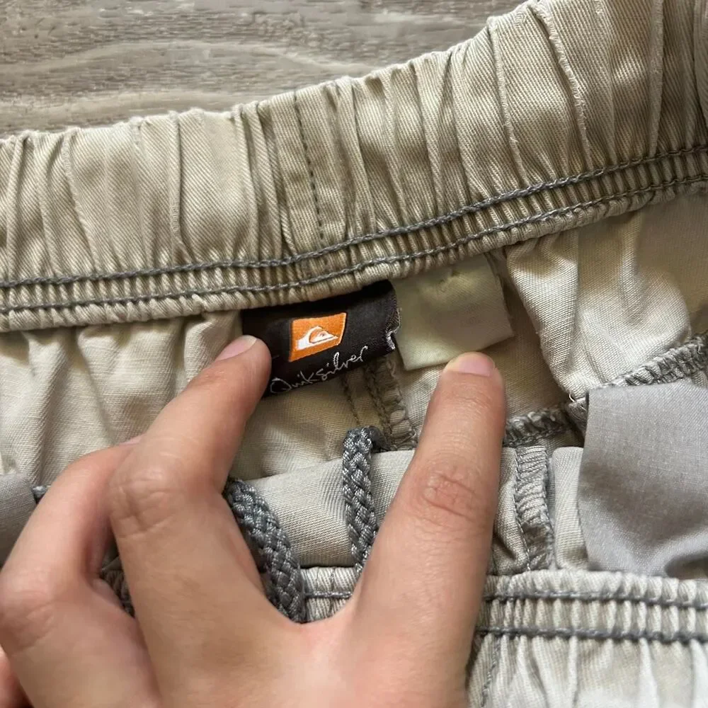 Quiksilver Men's Cream Shorts